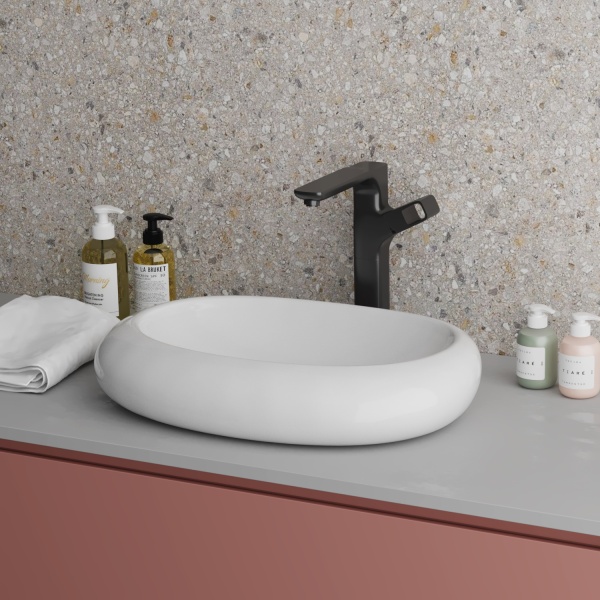 Раковина  овальная Grossman  GR-3011 фаянс цвет белый