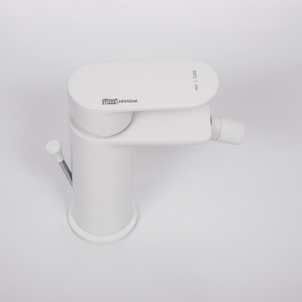 Смеситель для биде Wasserkraft Mindel 8506 латунь белый