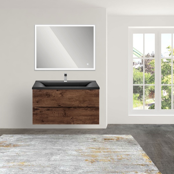 Тумба  подвесная Vincea Mia VMC-2MA750RW 75 см  2 ящика цвет R.Wood 