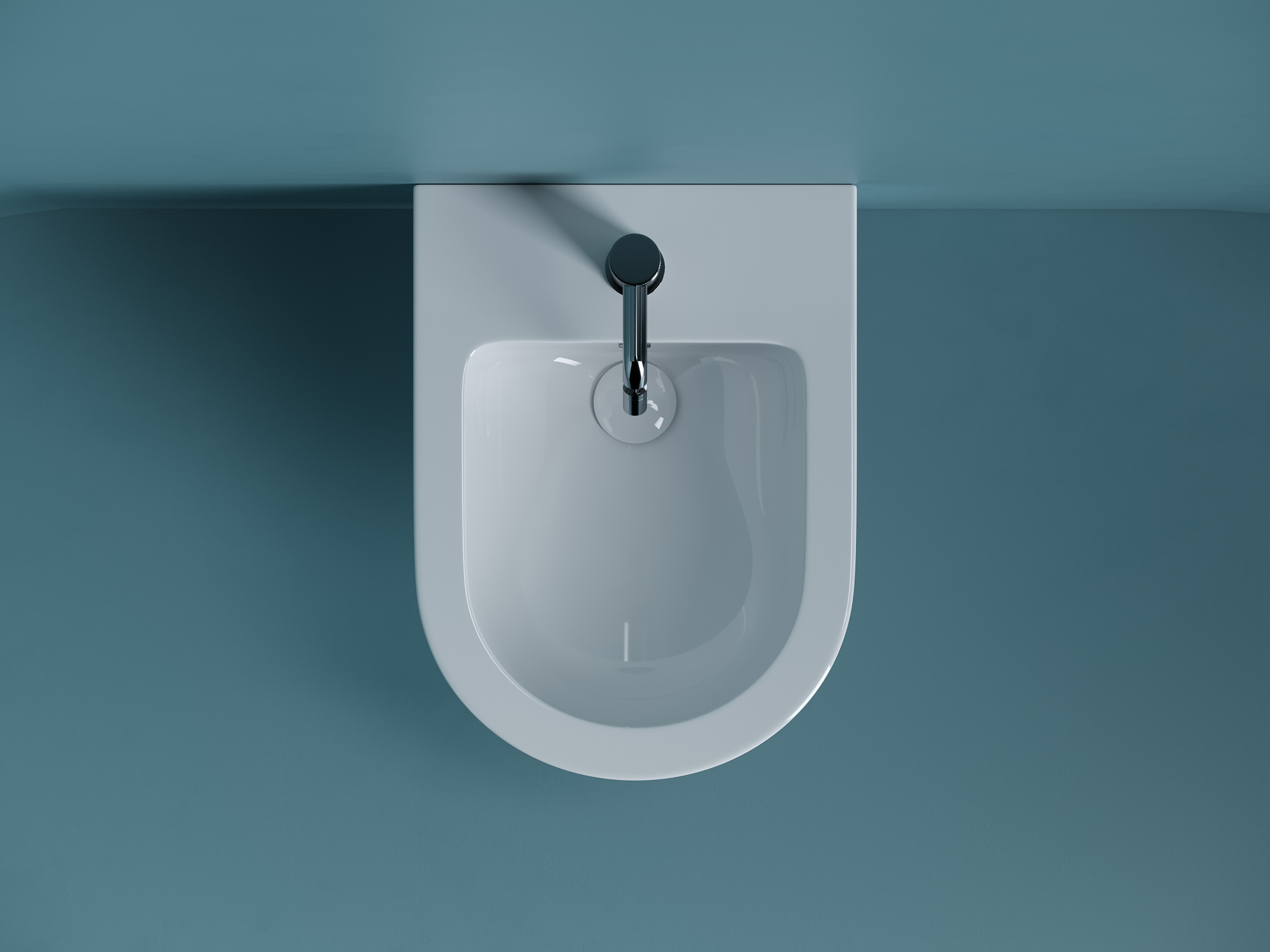 Биде подвесное Ceramica Nova Uno CN11002 фарфор, цвет белый