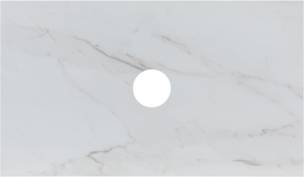 Столешница для ванной Allen Brau Fantasy 1.11009.M 81 см керамогранит, цвет белый