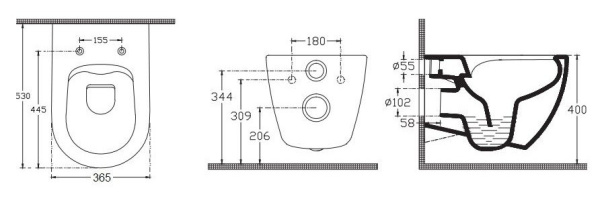 Унитаз подвесной ISVEA Infinity 10NF02001-2R Rimless керамика бордовый матовый