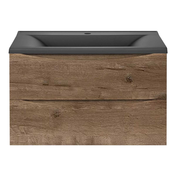 Тумба  подвесная Vincea Mia VMC-2MA800VO 80 см  2 ящика цвет V.Oak 