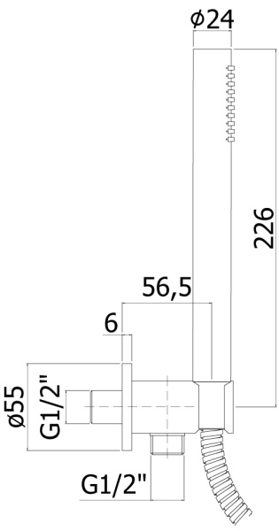 Душевая система  Cezares Czr CZR-DEFA3-NOP монтаж   
