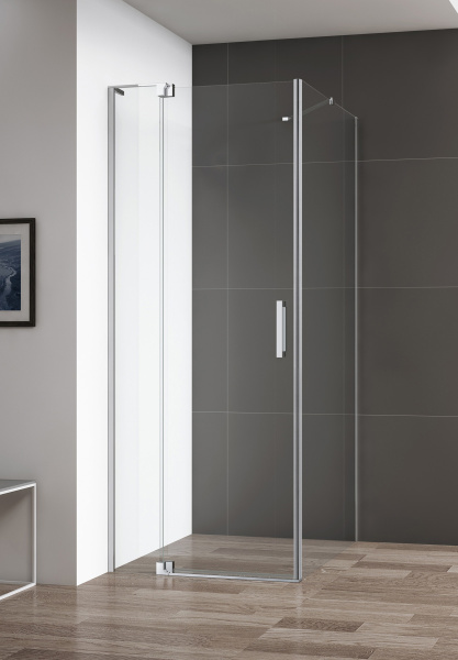 Душевой угол Cezares Slider SLIDER-AH-1-80/90-80-C-Cr прямоугольная  стекла прозрачные, профиль хром