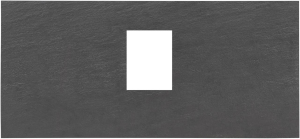 Столешница для ванной Allen Brau Infinity 1.21012.GR-S 100 см керамогранит, цвет серый