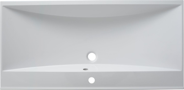 Раковина мебельная прямоугольная Aquanet Нота 00284116 литьевой мрамор цвет белый