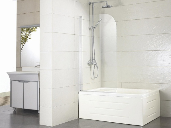 Стеклянные шторки для ванной Bravat BG070.5110A-1 70x150