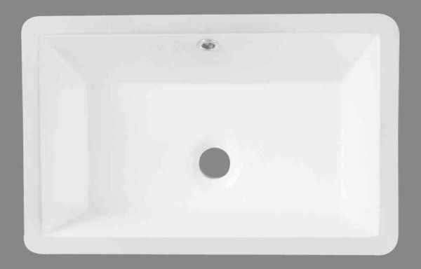 Раковина встраиваемая снизу прямоугольная BelBagno  BB1009 фаянс цвет белый