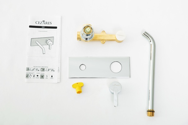 Смеситель для раковины Cezares Leaf LEAF-BLI1-01-W0 хром