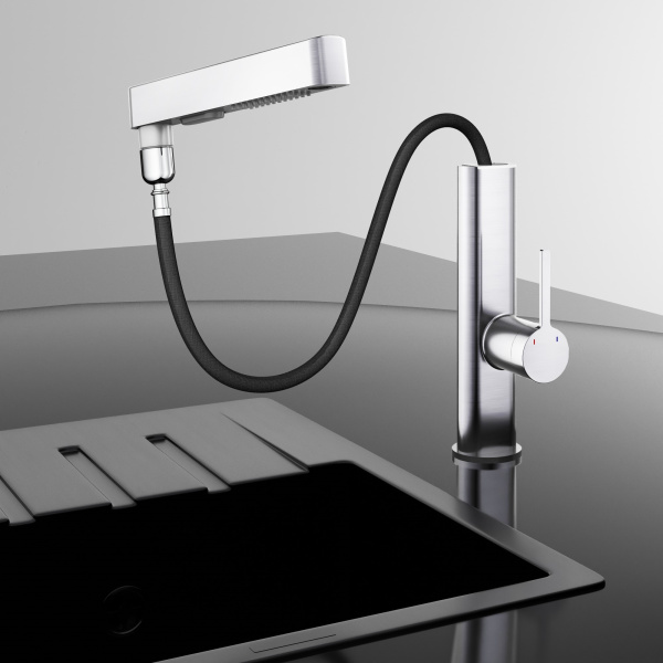 Смеситель для кухни Vincea  VKF-22CH без подключения к фильтру хром