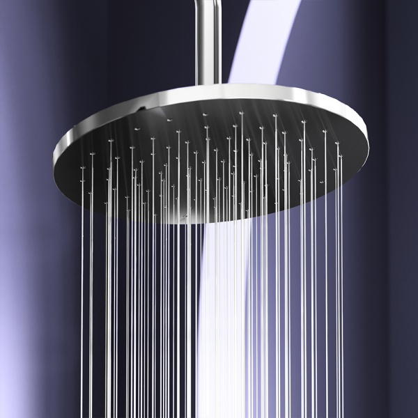 Душевая система со смесителем Damixa Option DX218091000 монтаж настенная с термостатом хром