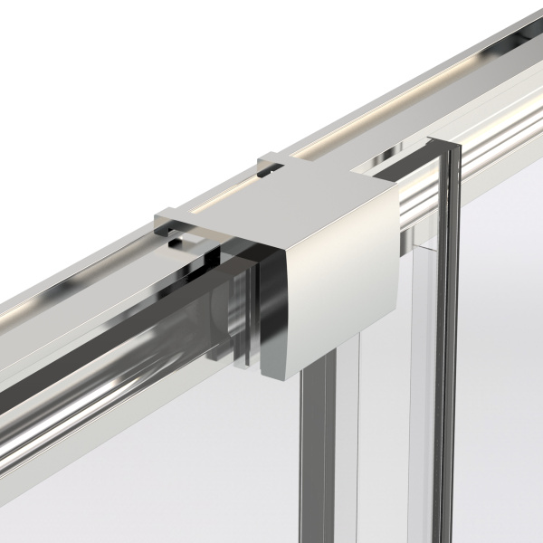 Душевая дверь Vincea Stella VDS-1ST140CLG 140 см стекла прозрачные, профиль брашированное золото