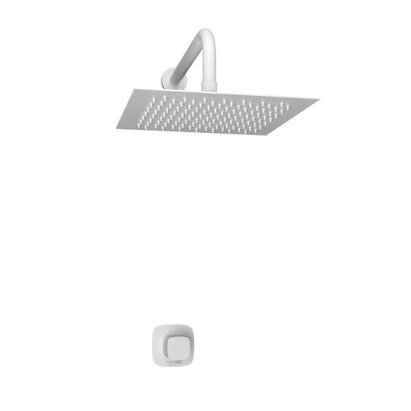 Душевая система со смесителем Wasserkraft Saale 9500 A9551.146.254 монтаж встраиваемая в стену без термостата белый