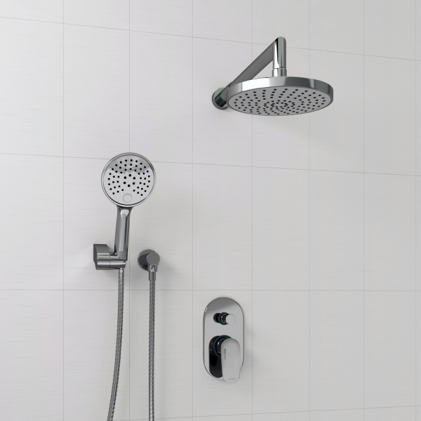 Душевая система со смесителем Wasserkraft  A14029 монтаж встраиваемая в стену без термостата хром