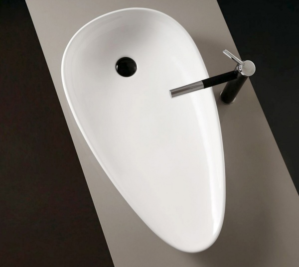 Раковина  овальная Abber Bequem AC2117 фаянс цвет белый