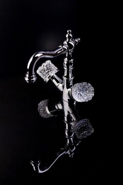 Смеситель для раковины Boheme Crystal 271-CRST хром