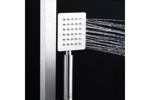 Душевая система со смесителем ALMAes Eco GK-0328 монтаж настенная без термостата сатин