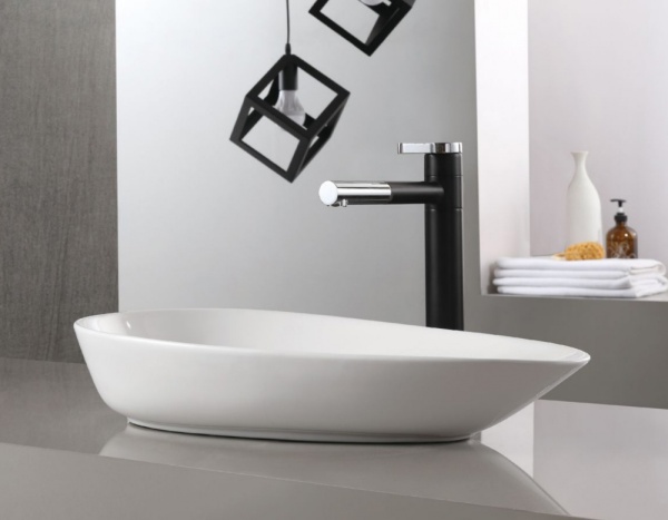 Раковина  овальная Abber Bequem AC2117 фаянс цвет белый