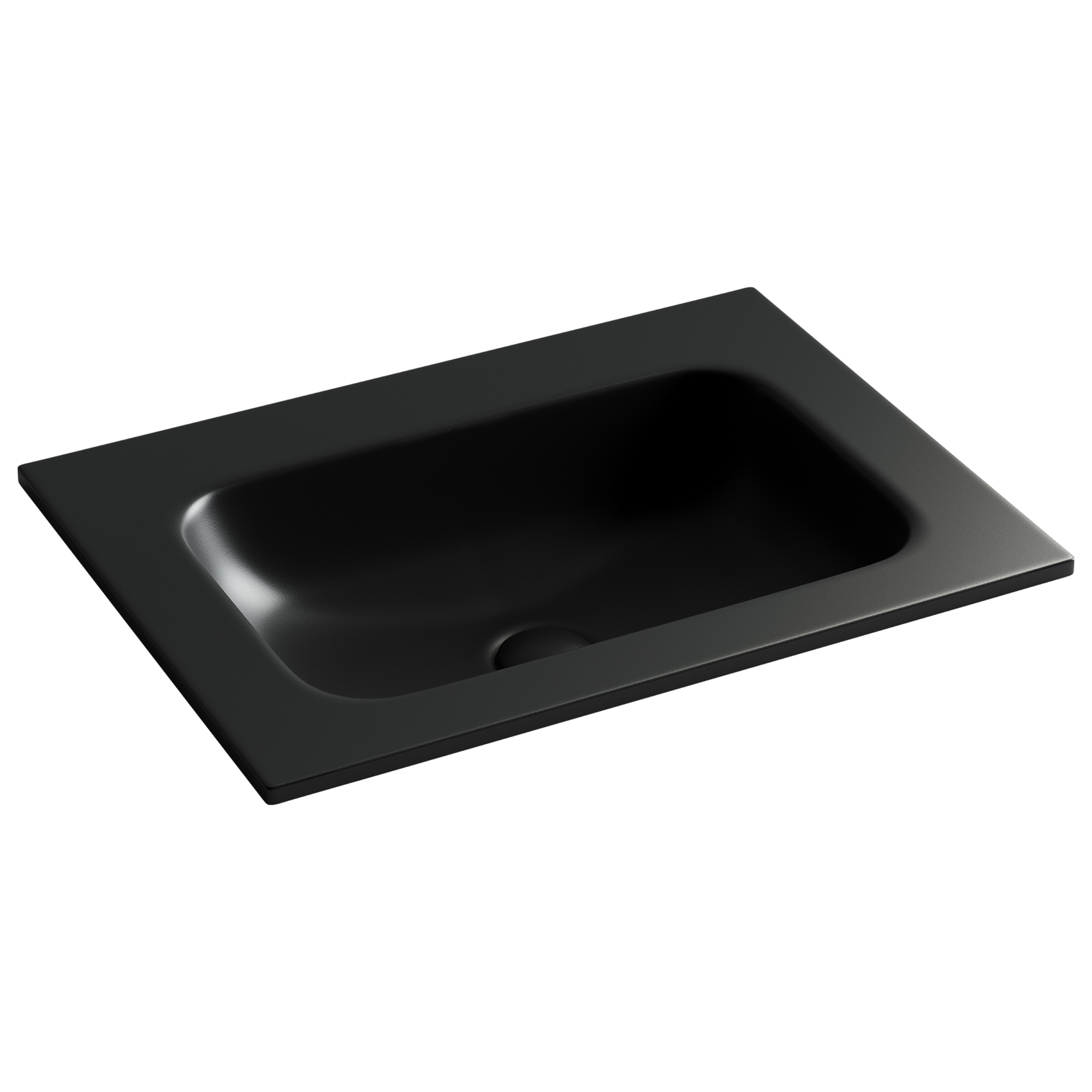 Раковина мебельная прямоугольная Ceramica Nova Grace CN7011MBwx фарфор цвет черный матовый