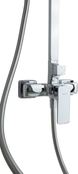 Душевая система со смесителем Allen Brau Infinity 5.21012-00 монтаж настенная без термостата хром