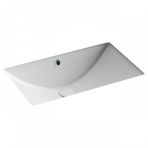 Раковина встраиваемая снизу прямоугольная Ceramica Nova Era CN6082 фарфор цвет белый