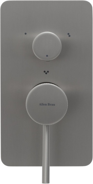 Смеситель для душа на 3 выхода Allen Brau Priority 3.0 5.31A11-BN встраиваемый в стену 
без термостата брашированный никель