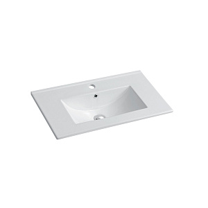 Раковина мебельная прямоугольная Vincea  VBS-13970S1 фарфор цвет белый