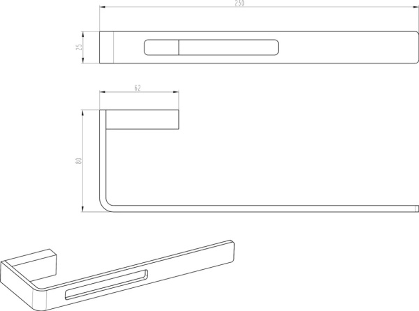 Полотенцедержатель Boheme Q 10945-B 