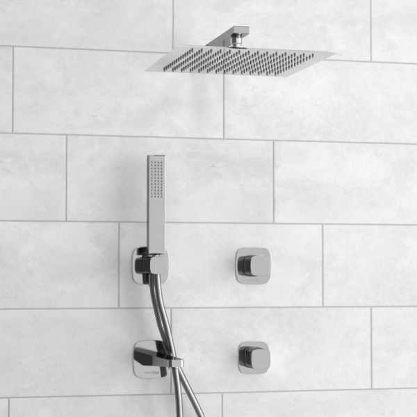 Душевая система со смесителем Wasserkraft Naab 8600 A8651.313.314.090.118.326.087.103 монтаж встраиваемая в стену без термостата хром