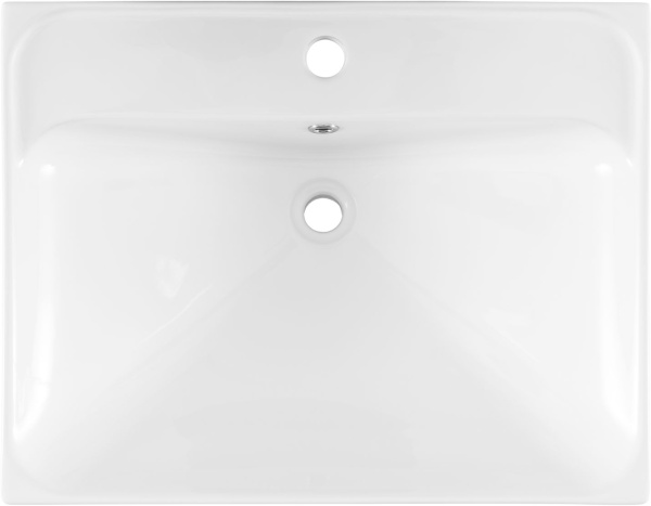 Раковина мебельная квадратная  Aquanet Flash 00333266 керамика цвет белый