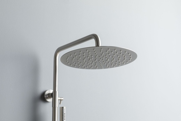 Душевая система со смесителем Allen Brau Fantasy 5.11001-BN монтаж настенная с термостатом брашированный никель