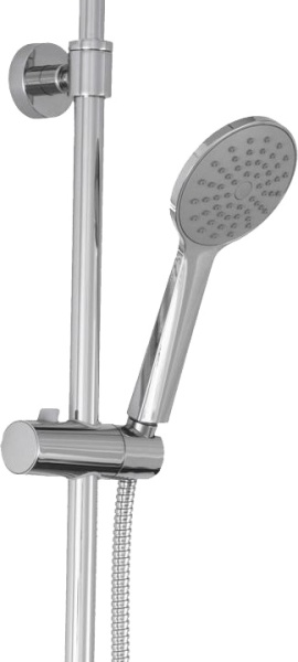 Душевая система со смесителем Paffoni Birillo Cold ZCOL643CR монтаж настенная с термостатом 