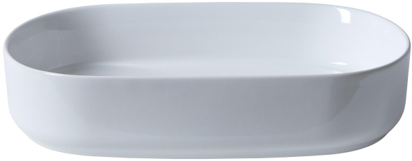 Раковина накладная овальная Allen Brau Fantasy 4.11022.20 керамика цвет белый