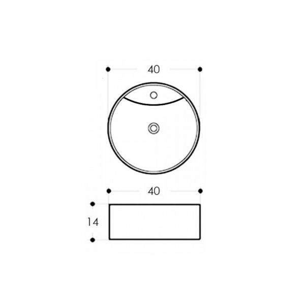 Раковина Maretti Elena EA13NS67-844 накладная цвет белый