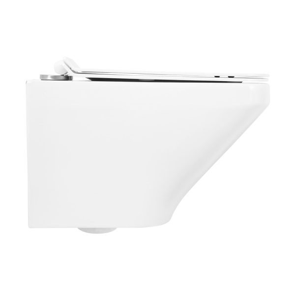 Унитаз подвесной BelBagno Sela BB3201CHR Rimless фаянс белый