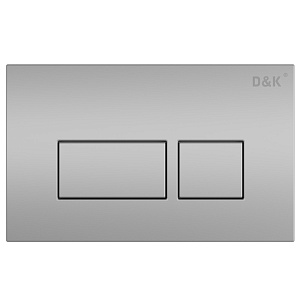 Кнопка смыва механическая D&amp;K Berlin DB1439002 цвет матовый хром