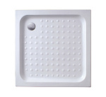 Душевой поддон низкий Cezares Tray TRAY-A-A-100-15-W0 квадратный акрил 100x100 белый