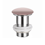 Донный клапан без перелива Ceramica Nova CN2000MP латунь/керамика розовый матовый
