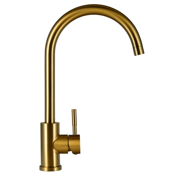 Смеситель для кухни Raiber Graceful RPG-012 без подключения к фильтру матовое золото