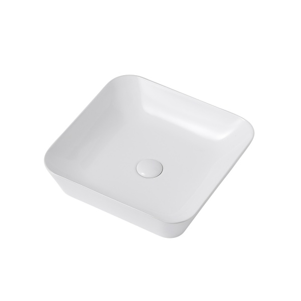 Раковина  квадратная  Abber Rechteck AC2205 керамика цвет белый