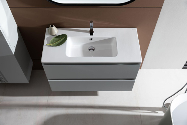 Раковина мебельная прямоугольная Allen Brau Fantasy 4.11014.20 керамика цвет белый