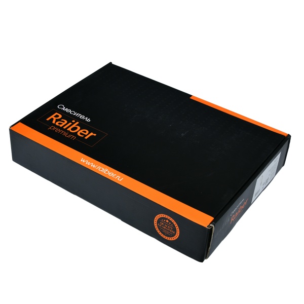 Смеситель для кухни Raiber Graceful RPB-012 без подключения к фильтру черный матовый