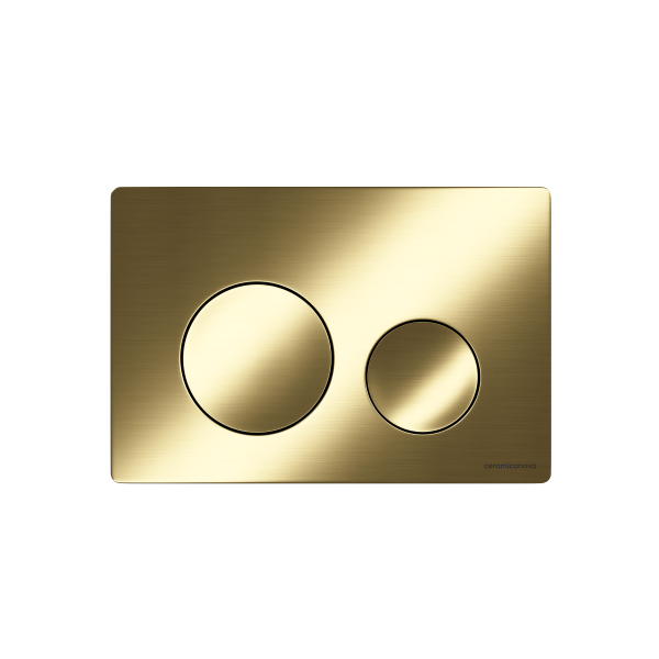 Кнопка смыва Ceramica Nova Circle CN12-001BG цвет матовое золото