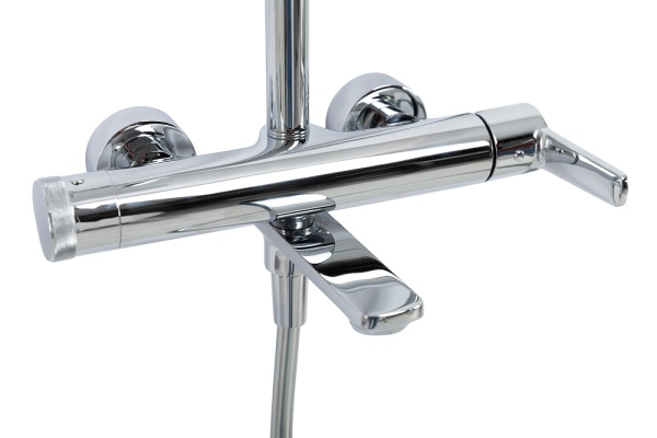 Душевая система со смесителем Cezares Lux LUX-CVD-01 монтаж настенная без термостата хром