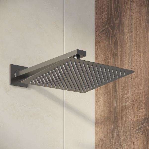 Душевая система со смесителем Grossman Style 501.K35.05.420 монтаж встраиваемая  в стену без термостата графит