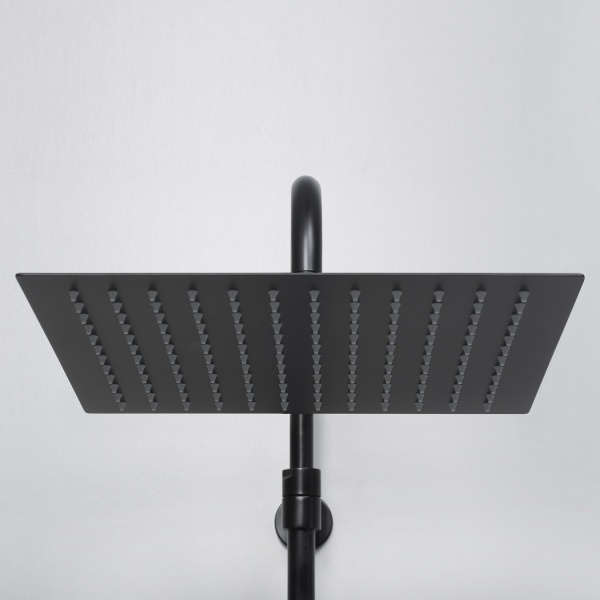 Душевая система со смесителем Wasserkraft  A29901 монтаж настенная с термостатом черный