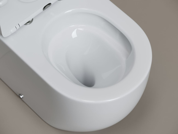Чаша напольного унитаза Ceramica Nova Mia CN1801T-B цвет белый