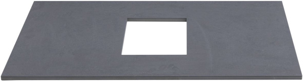 Столешница для ванной Allen Brau Priority 1.31009.G 65.8 см керамогранит, цвет серый