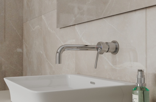 Смеситель для раковины Bravat  P8461217CP-ENG хром